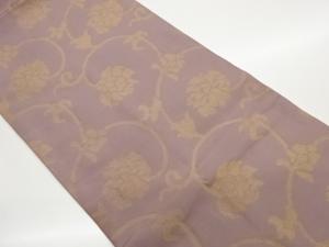 花唐草模様織出し名古屋帯